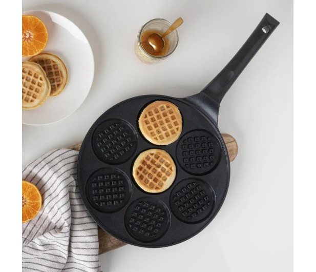 Valdinox Patelnia do placków i jajek 26 cm wafel indukcja - 1611074 - zdjęcie 4